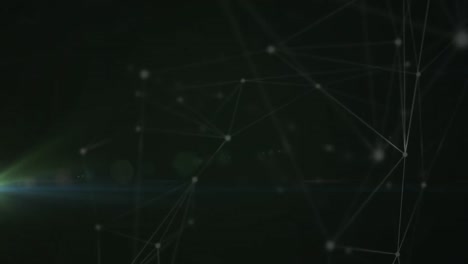 animation of network of connections on black background