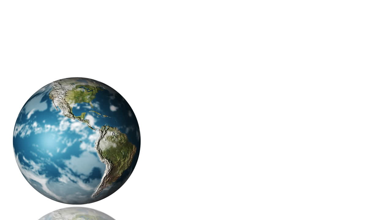 el globo 3d girando 1