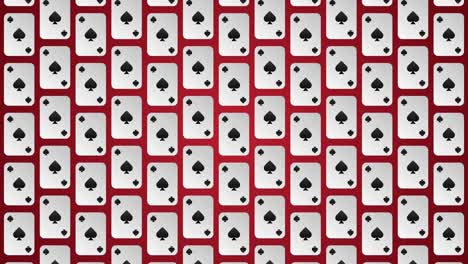 playing card suits spades pattern animated background