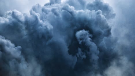 cumulus-clouds-in-the-dark-sky-with-a-thunderstorm-inside