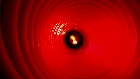 abstract conceptual background with futuristic high tech wormhole tunnel