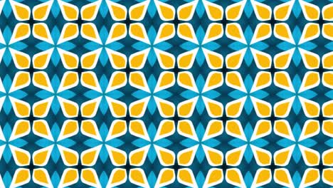 Abstract background animation texture in geometric ornamental style