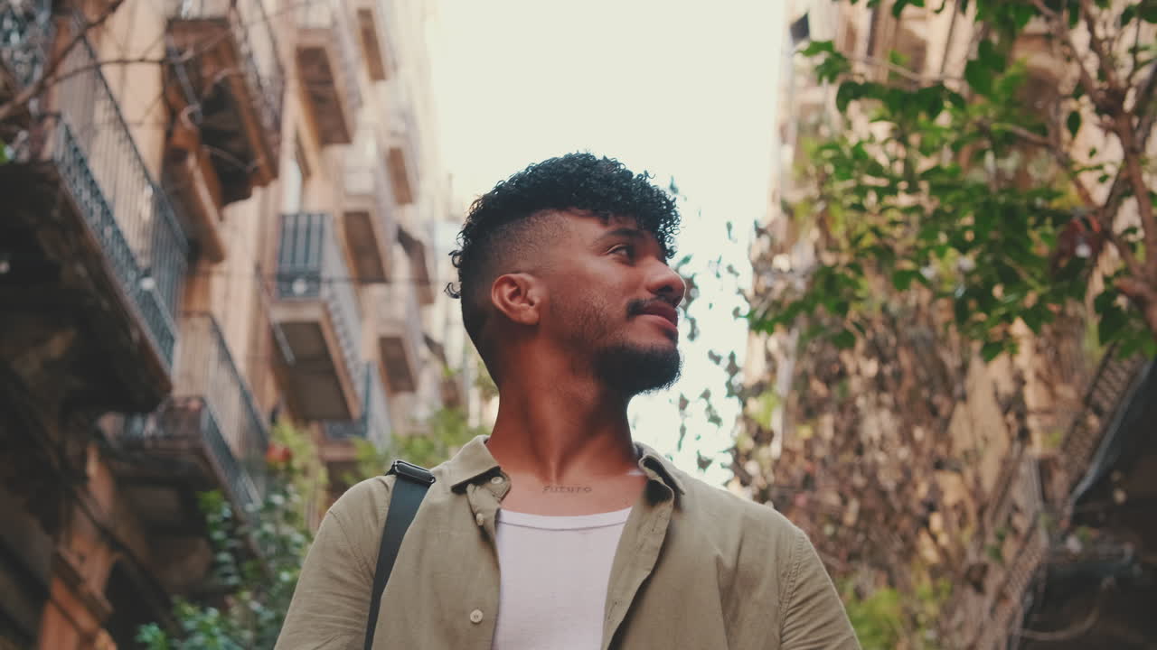 Man on an urban street