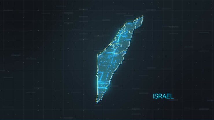 carte d'israël avec carte du monde
