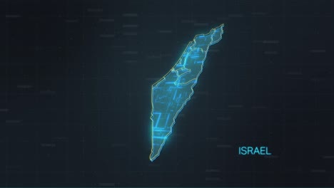 mapa de israel con mapa del mundo
