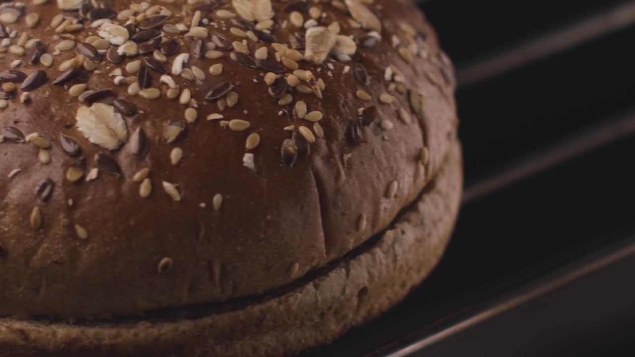 pan de hamburguesa a la parrilla