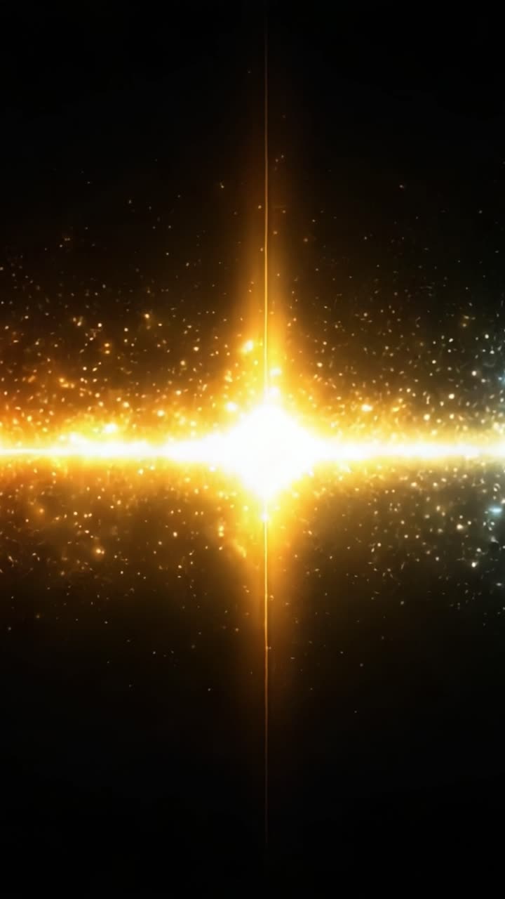 Una Splendida Immagine di Brillantezza Cosmica: I Primi e Ultimi Fotogrammi di Questo Video Catturano uno Spettacolo Abbagliante di Luce, Colore e Polvere di Stelle in una Vasta Scena Galattica