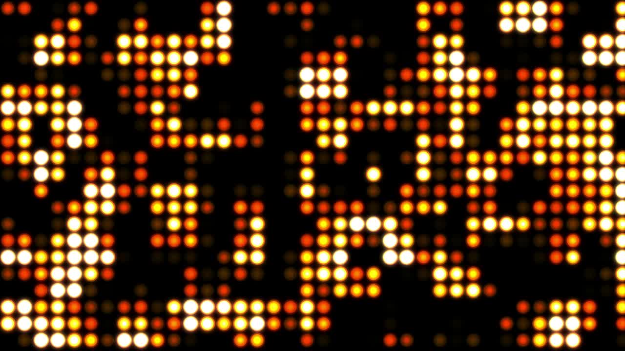 Lightbar, electric lamps, color abstraction, loop