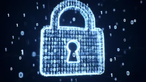 digital lock with binary code