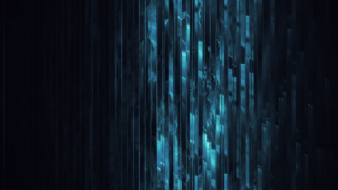 Blue Modern Mosaic Liquid Streak Background Loop