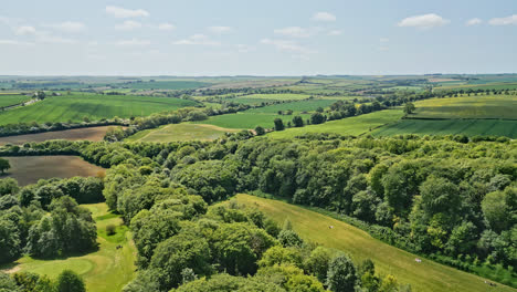 drone captures british park