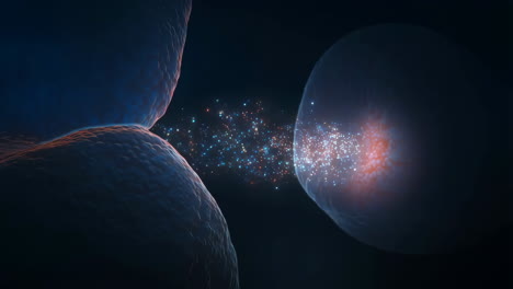 synaptic transmission: communication between neurons