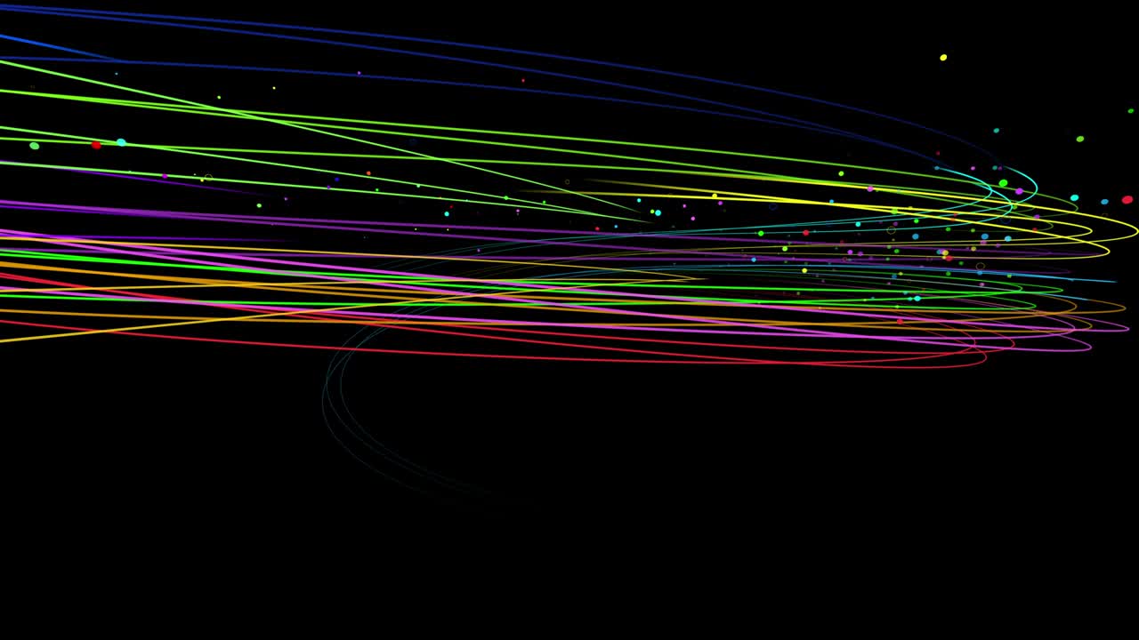곡선, 파동, 예술, 다채로운 줄, 흐름, 추상적인 배경