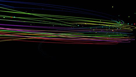 line curve wave arts colorful stream abstract background