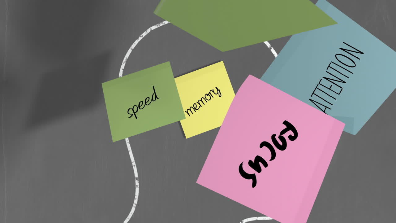 비즈니스 단어 포스트 크레이드로 그려진 머리 윤