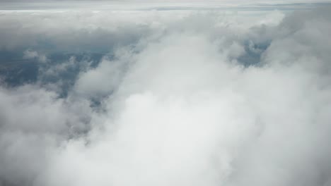 flying above the clouds