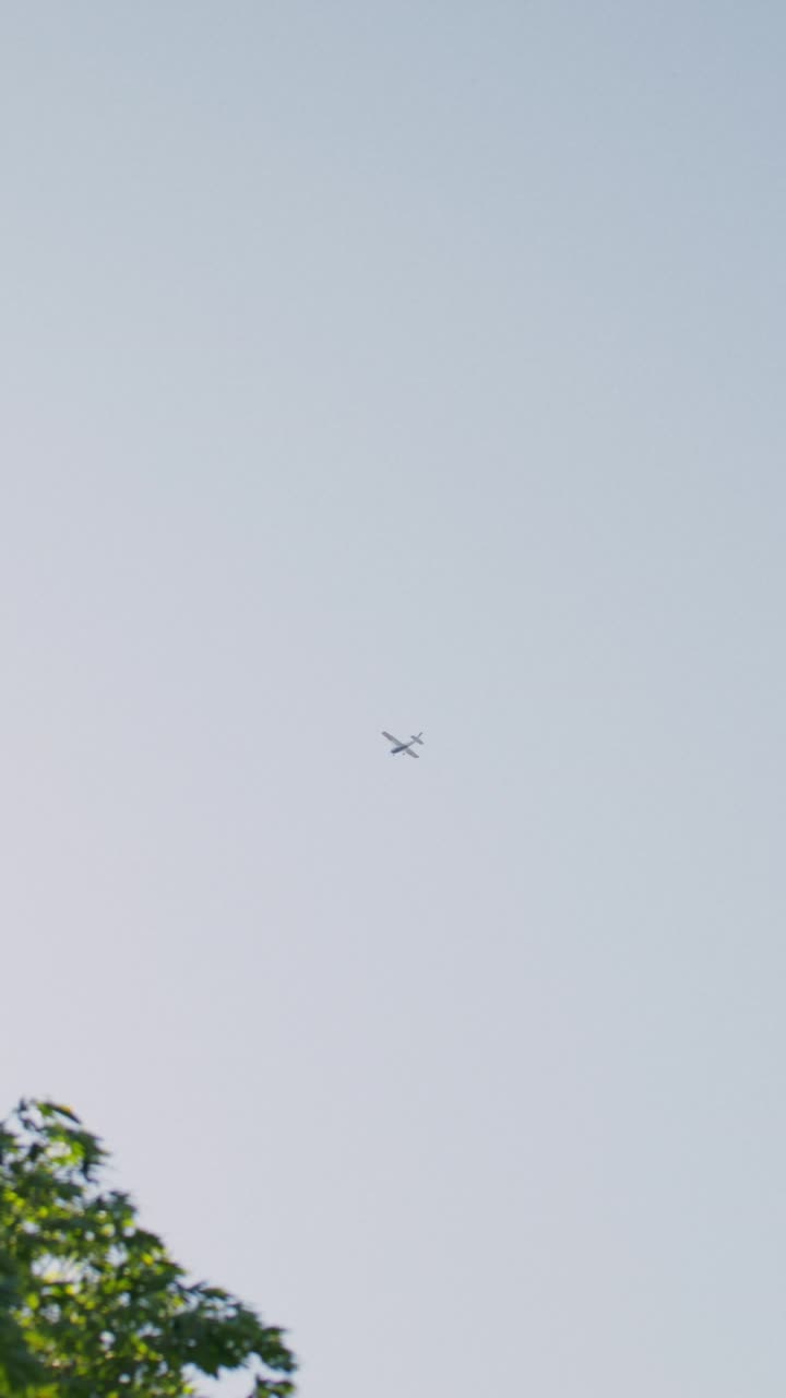 Small Airplane in the Sky