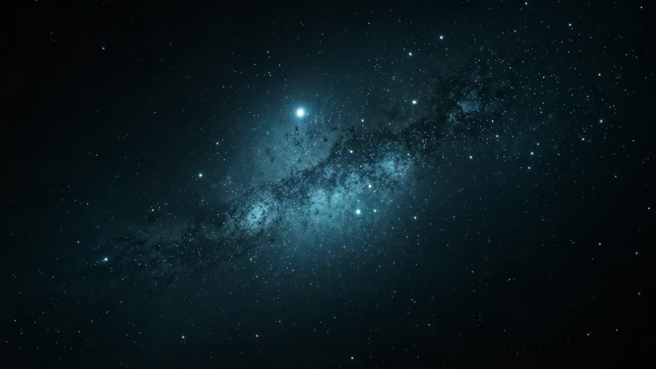 Images of galaxies and stars in outer space