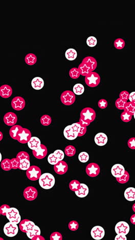 pink and white star icons pattern