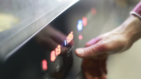 interior equipment kitchen. modern pizza oven in restaurant