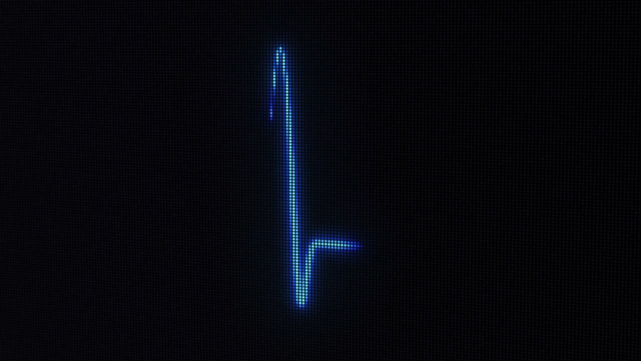 Pantalla Negra en Blanco