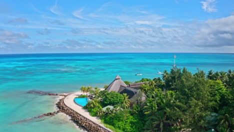 picturesque view of denis private island in the seychelles