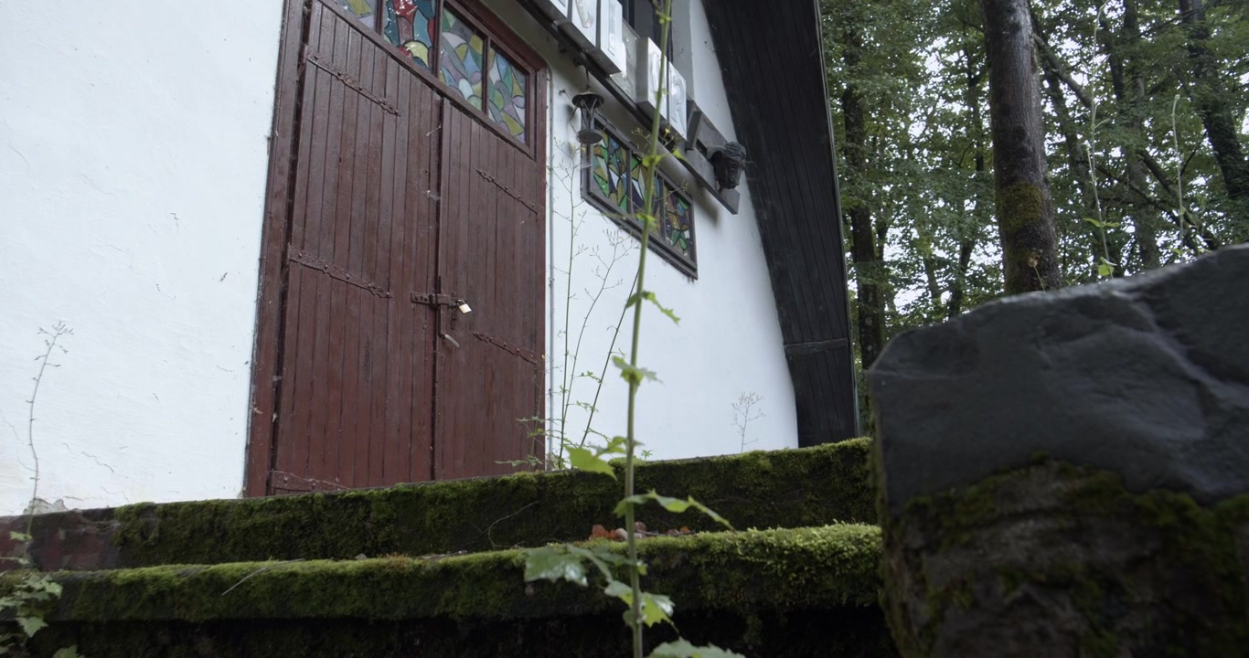 Old abandoned bar in the forest 2