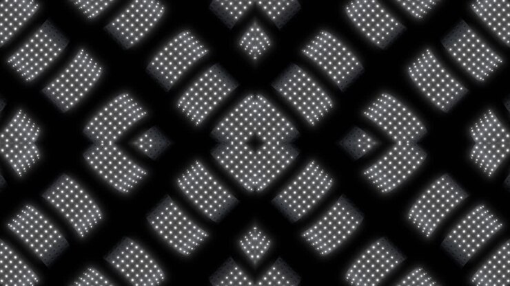 抽象的な幾何学的な光パターン