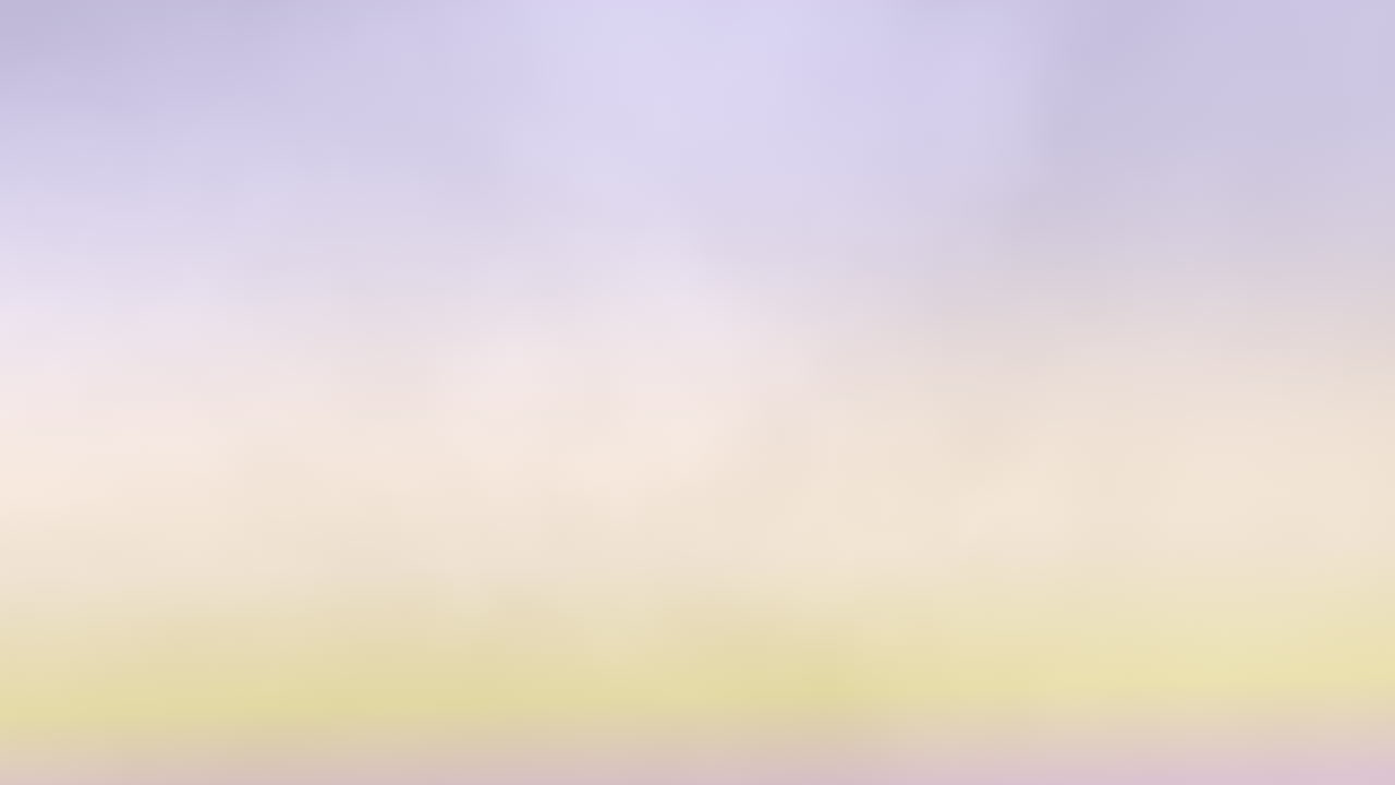 흐릿한 노란색과 파란색의 하늘, 활기찬 색의 흐릿한 이미지