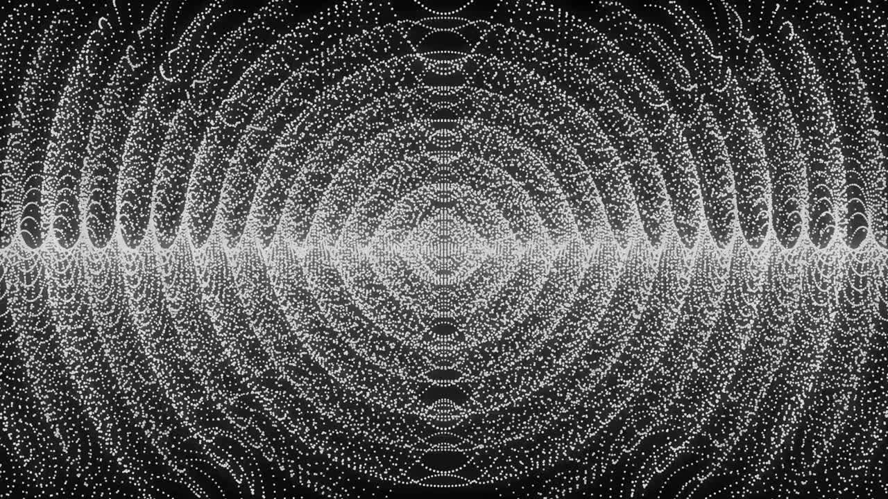 patrón de forma de punto de color blanco animación gráficos de movimiento