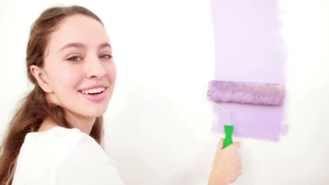 Mother-and-daughter-redecorating-together