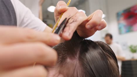 haircut and styling