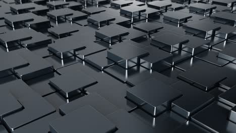 modern abstract geometry background with square block shapes