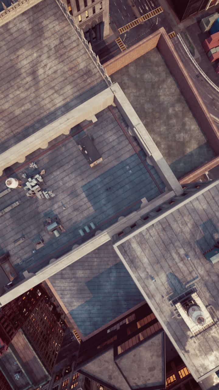 Aerial View of a Cityscape