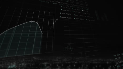animation of data processing in green metaverse space