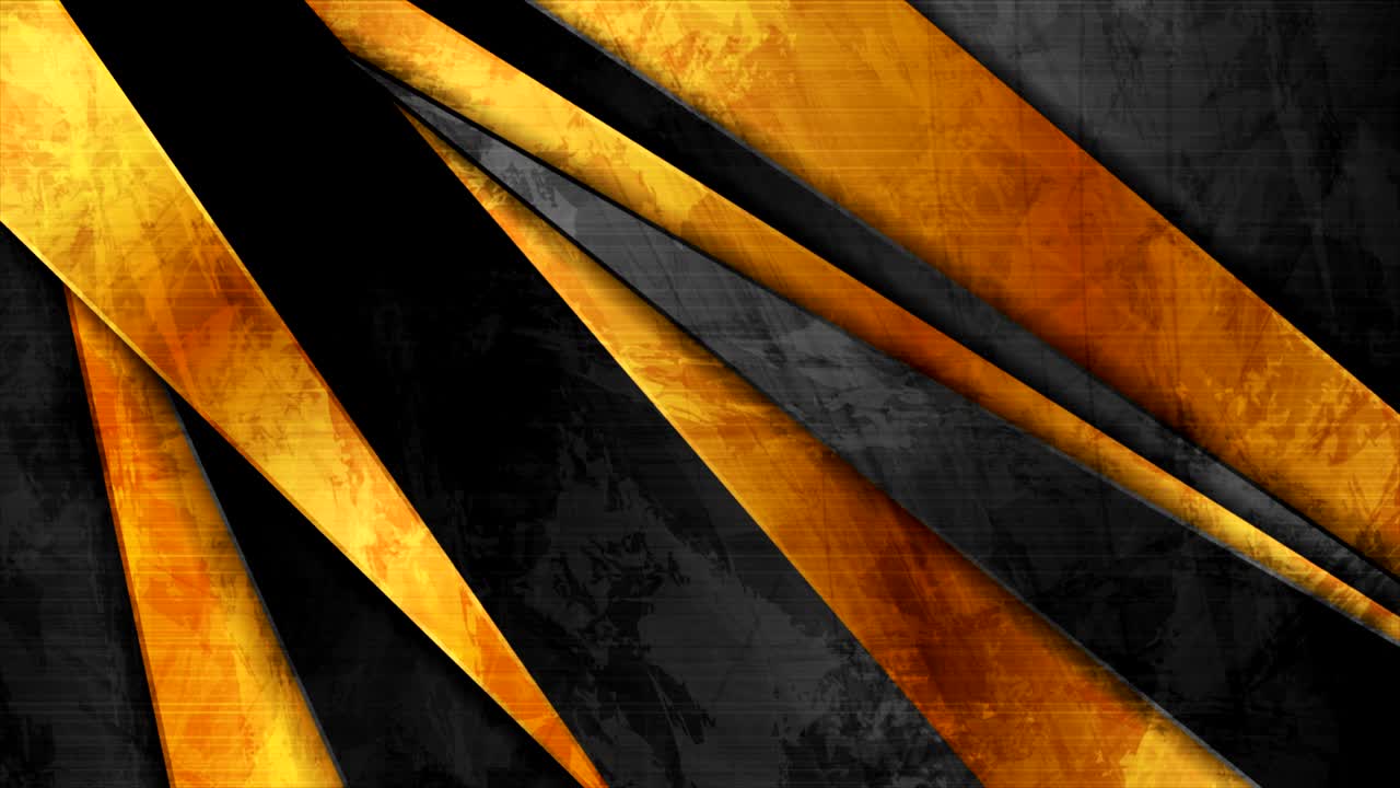 abstracto negro y bronce grunge diseño corporativo de movimiento