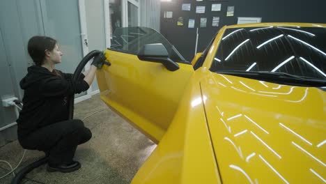 professional car detailing – washing, ceramic coating, and interior cleaning