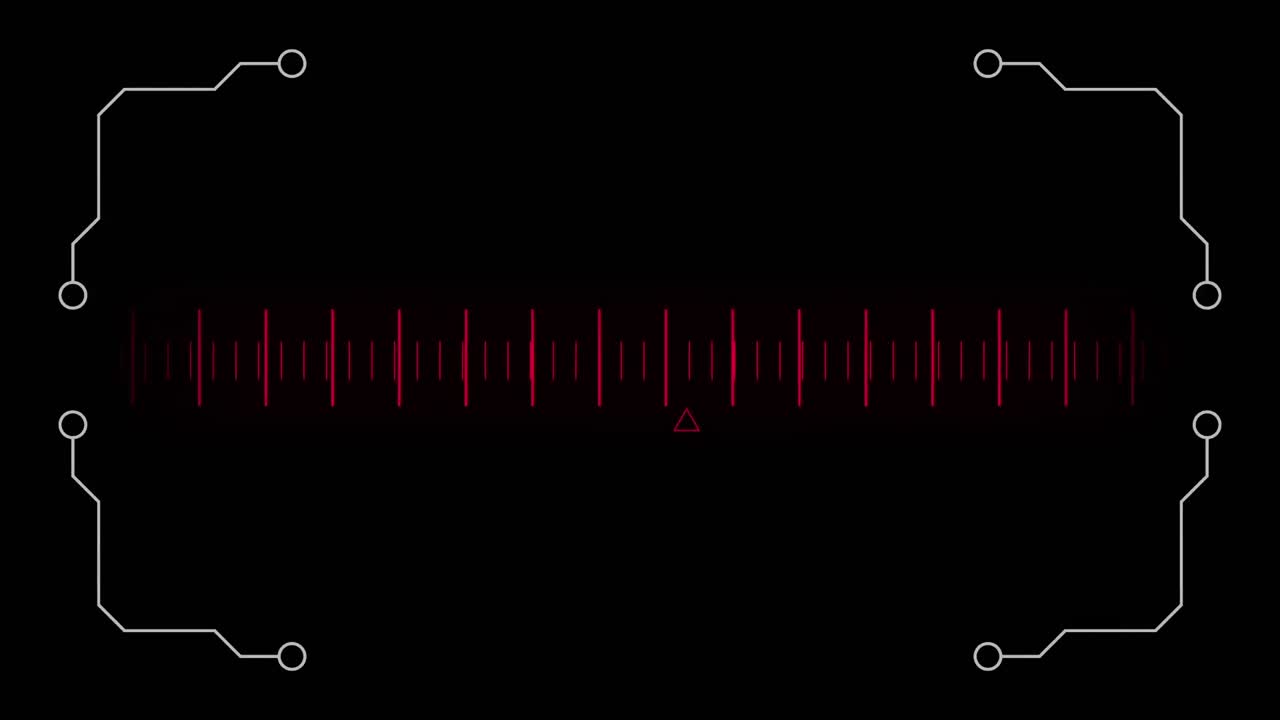compuesto digital de una línea de medición móvil