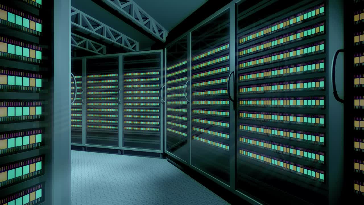 centro de datos de servidor 4k