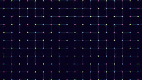 Rainbow-crosses-geometric-pattern-with-connected-lines