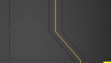 animated futuristic technological or industrial background loop