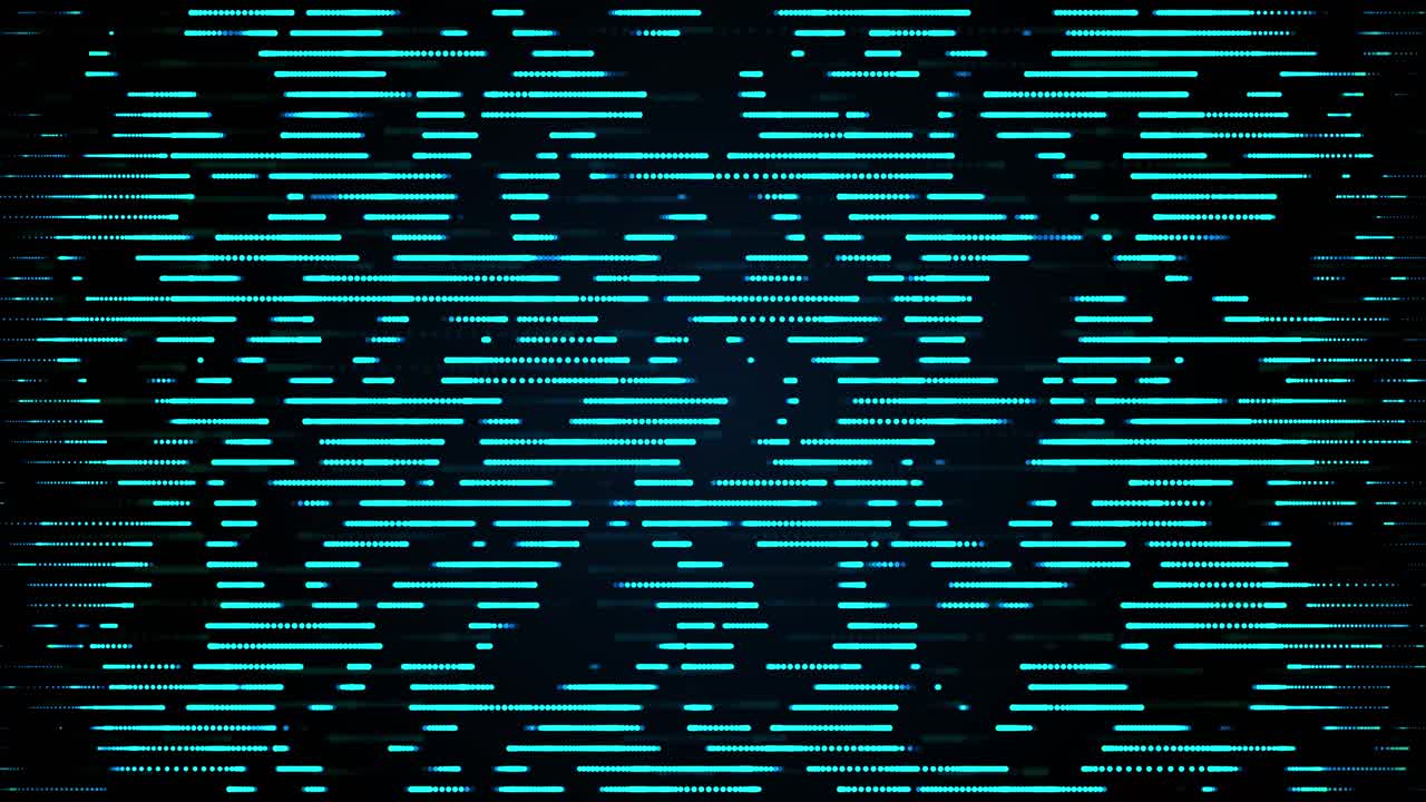 4k loop animatio background futuristic hi tech graphic user interface digital code display with and