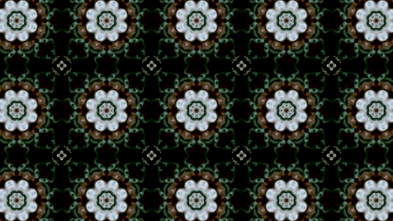 Abstract Colorful Kaleidoscope Background Movement