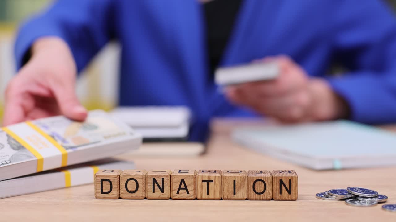Donation and Finance Concept
