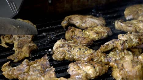 cooking chicken on a bbq