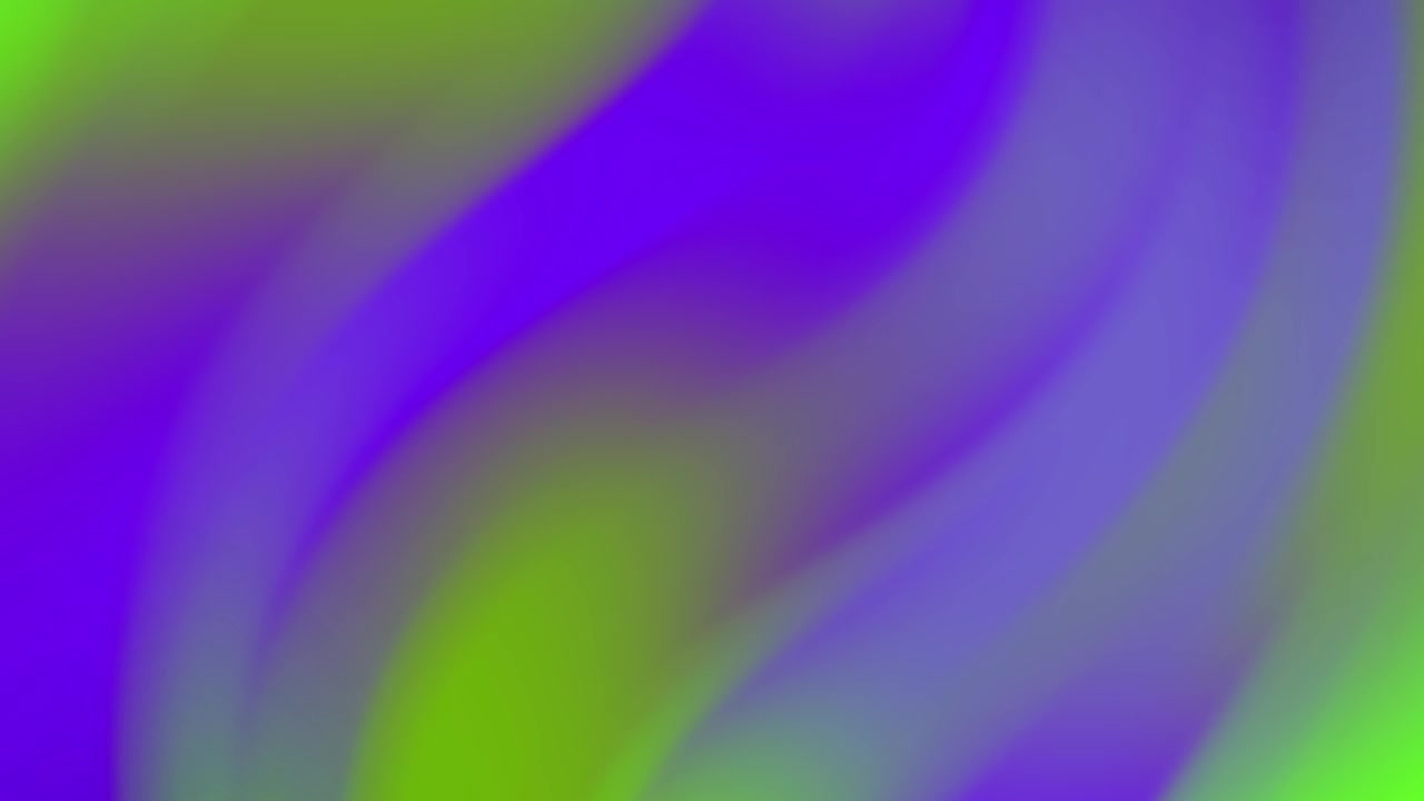 Flowing Liquid Colors: Vibrant Purple and Green Abstract Motion