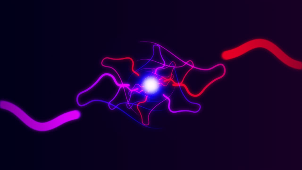 fondo de movimiento de neón bucle sin costuras