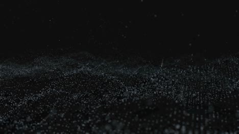 dots and lines on the dark background
