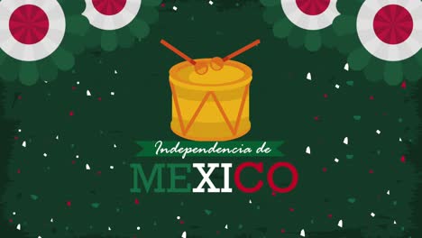 independencia de méxico letras con tambor