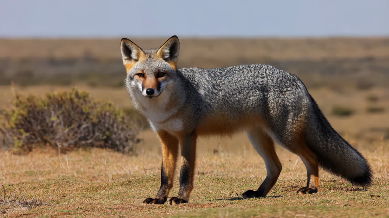 Andean Fox in its Natural Habitat